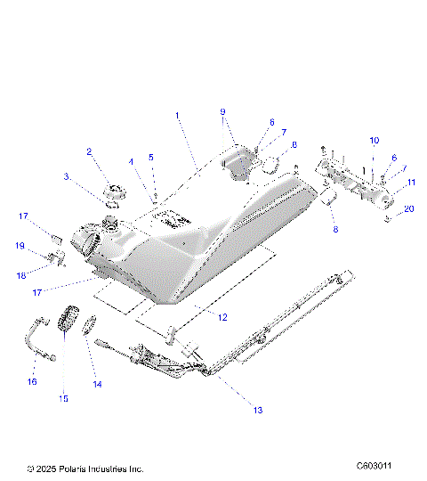 FUEL SYSTEM, FUEL TANK ASM. - S26TLF9FSL (C603011)