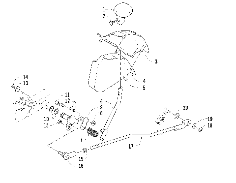 REVERSE SHIFT LEVER ASSEMBLY [85602]