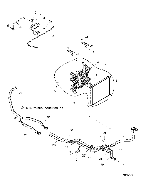 ENGINE, COOLING SYSTEM - Z16VDE99AF/AM/LM/AS/M99AM (700292)