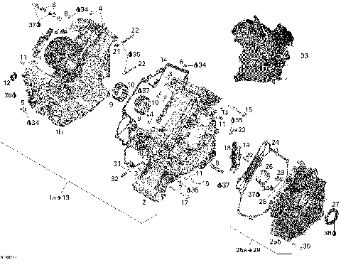 01- Crankcase OUTLANDER