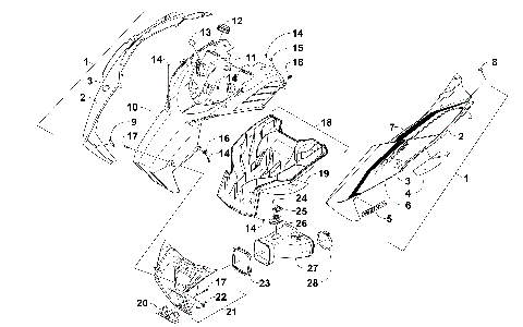 HOOD AND AIR INTAKE ASSEMBLY [101773]