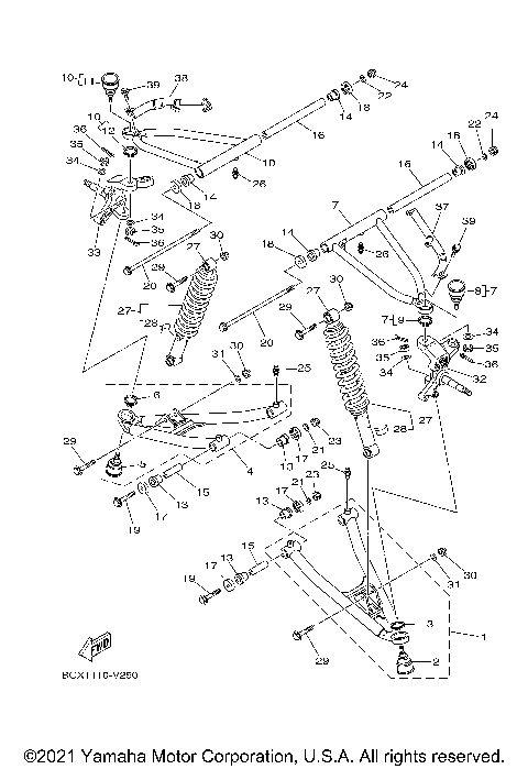 FRONT SUSPENSION WHEEL