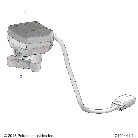 STEERING, CONTROLS, THROTTLE ASM. - A20SVE95KR (C101441-2)