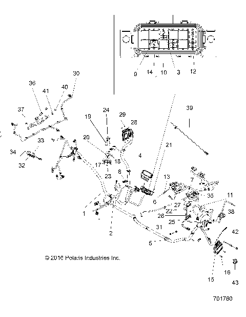 ELECTRICAL, WIRE HARNESS - R17RGK99AK (701760)