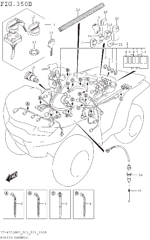 WIRING HARNESS (LT-A750XM2 P28)
