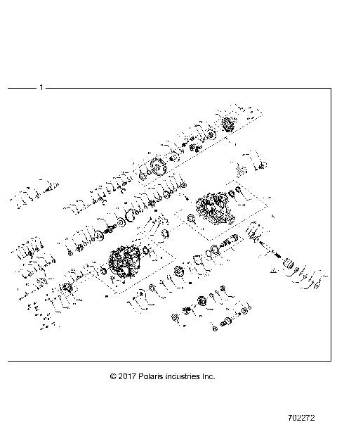 DRIVE TRAIN, MAIN GEARCASE INTERNALS - R18RTED1N1 (702272)