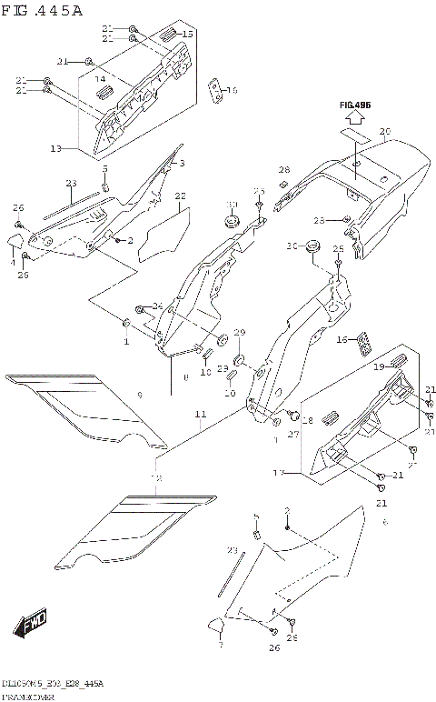 FRAME COVER (DL1050RJ)