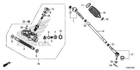 STEERING GEAR BOX@TIE ROD