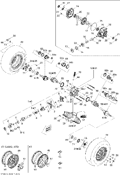 08- Drive System, Rear XT