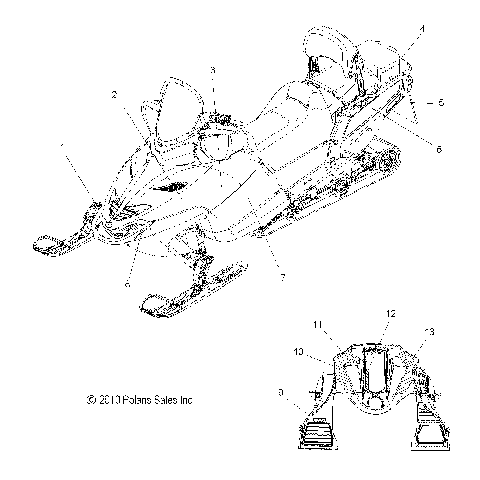 BODY, DECALS - S12PT7FSL (49SNOWDECAL11FSTIQTRG)