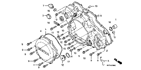 RIGHT CRANKCASE COVER