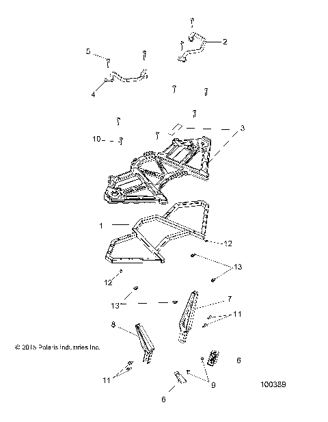 BODY, REAR RACK - A19SVS95CR/ER [100389]