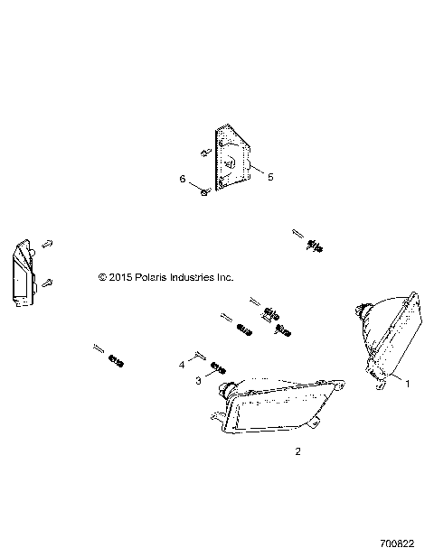 ELECTRICAL, HEADLIGHTS AND TAILLIGHTS - G21GAE99A4 (700822)