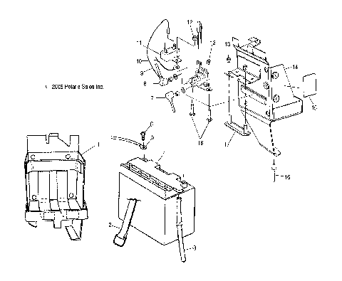 ELECTRICAL, BATTERY BOX and BATTERY - S08ND5BS (4997239723C08)