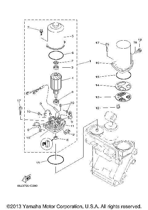 POWER TRIM TILT ASSY 2
