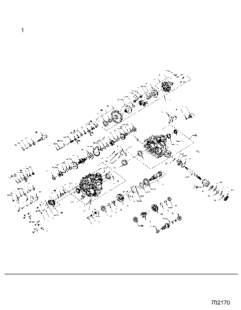 DRIVE TRAIN, MAIN GEARCASE INTERNALS - R19RGP99CF/FF (702170)
