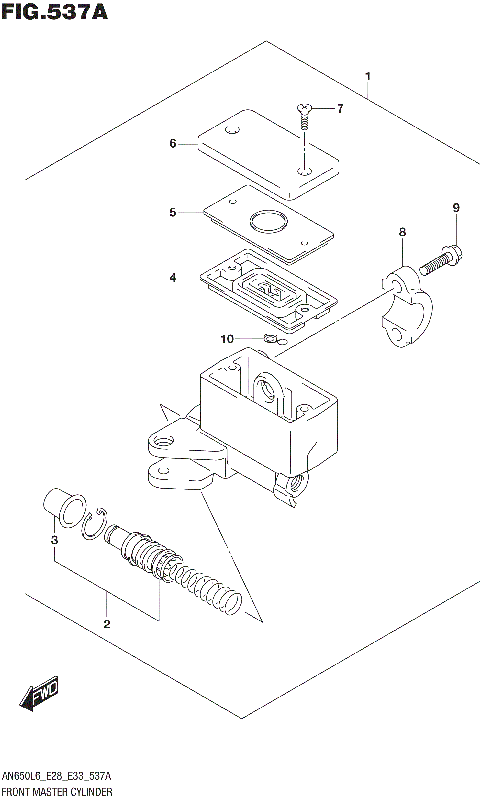 FRONT MASTER CYLINDER