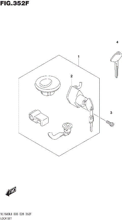 LOCK SET (VL1500TL8 E28)