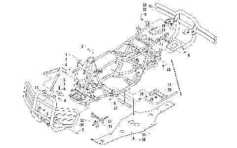FRAME AND RELATED PARTS [94470]