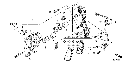 FRONT BRAKE CALIPER (2)
