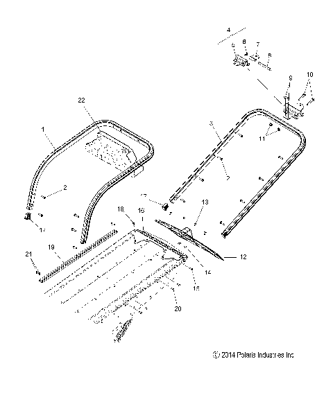 BODY, BUMPER, REAR, SNOWFLAP and TAILLIGHT COVER - S16CU5BSL/BEL (49SNOWBUMPERRR15550VOY)