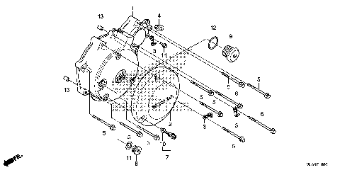 LEFT CRANKCASE COVER