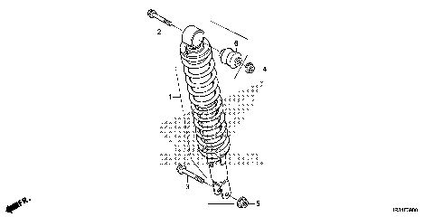 REAR SHOCK ABSORBER