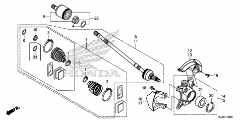 FRONT KNUCKLE@DRIVESHAFT
