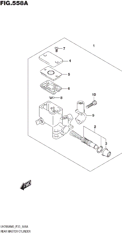 REAR MASTER CYLINDER