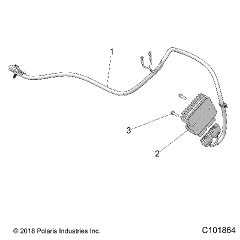 ELECTRICAL, VOLTAGE REGULATOR AND MOUNTING (FROM 11/30/2018) - A19SWS57P1/P2 (C101864)