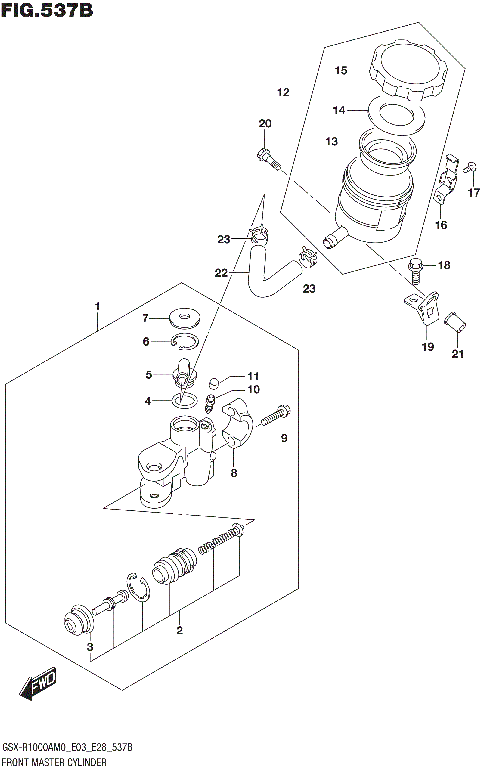 FRONT MASTER CYLINDER