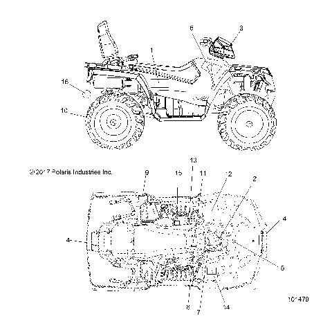 BODY, DECALS - A18SDA57F1/SDE57F1 (101479)