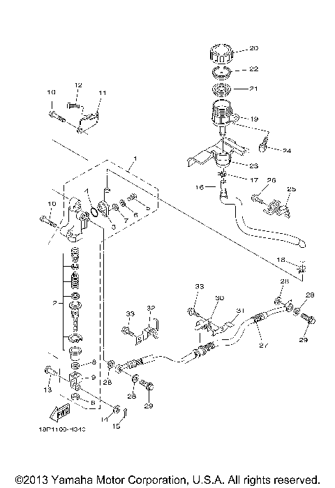 REAR MASTER CYLINDER
