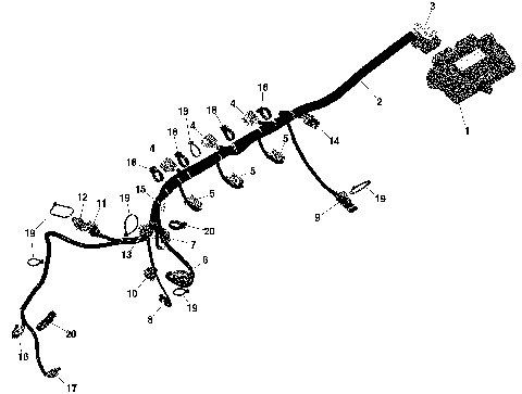 01- ROTAX - Engine Harness And Electronic Module