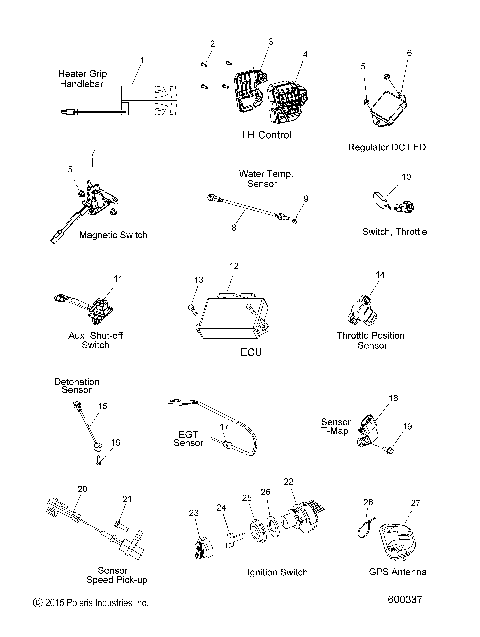 ELECTRICAL, SWITCHES, SENSORS and COMPONENTS - S17EEC6 ALL OPTIONS (600337)
