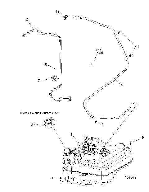 BODY, FUEL TANK - A18DCE87BB (101372)