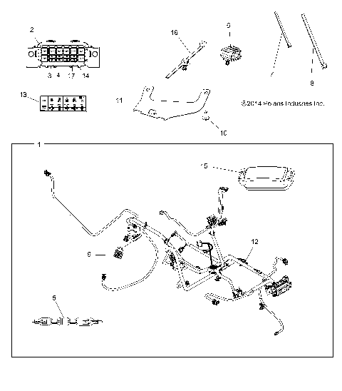 ELECTRICAL, HARNESS - A15SXE95FK (49ATVHARNESS15F1EU)