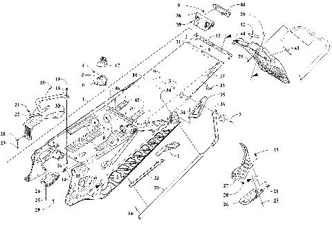 TUNNEL AND SNOWFLAP ASSEMBLY [111302]