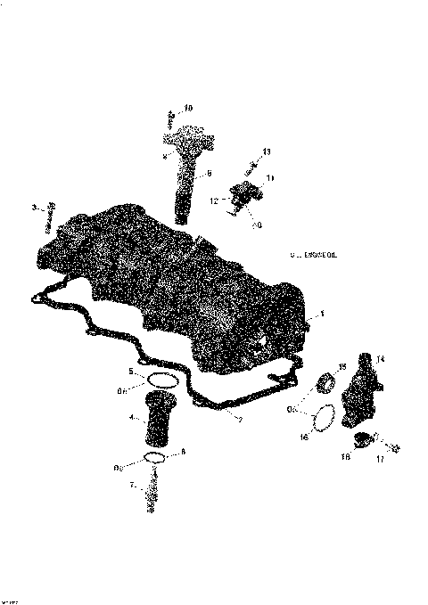 01- Valve Cover - 1200 4-TEC