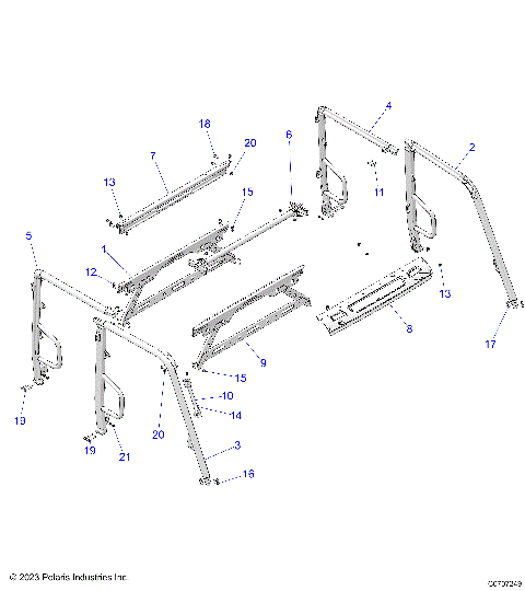 CHASSIS, CAB FRAME - D26M4A57B4/G57B4/U57B4/W57B4 (C0707249)