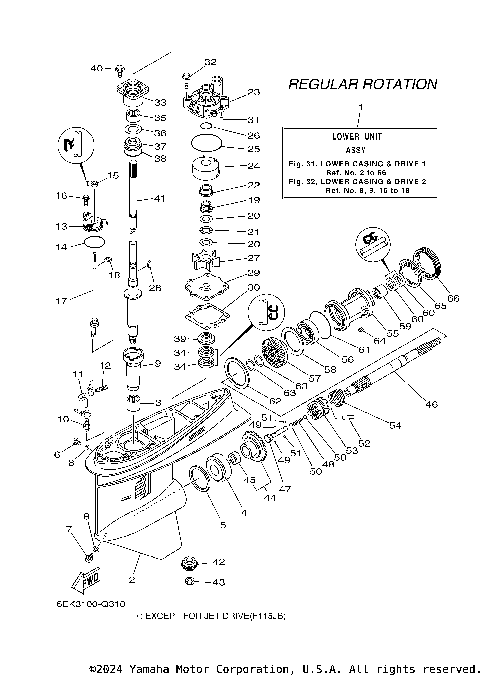 LOWER CASING DRIVE 1