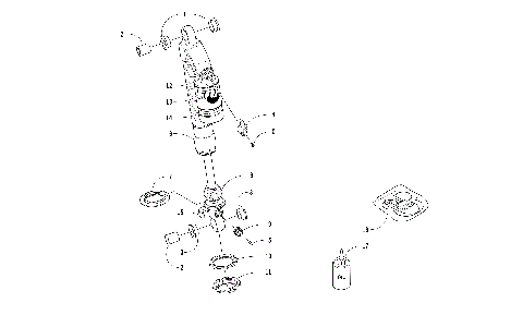FRONT SUSPENSION SHOCK ABSORBER [103941]