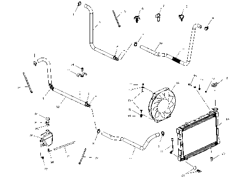 COOLING SYSTEM - C10RD50AA (4976437643A11)