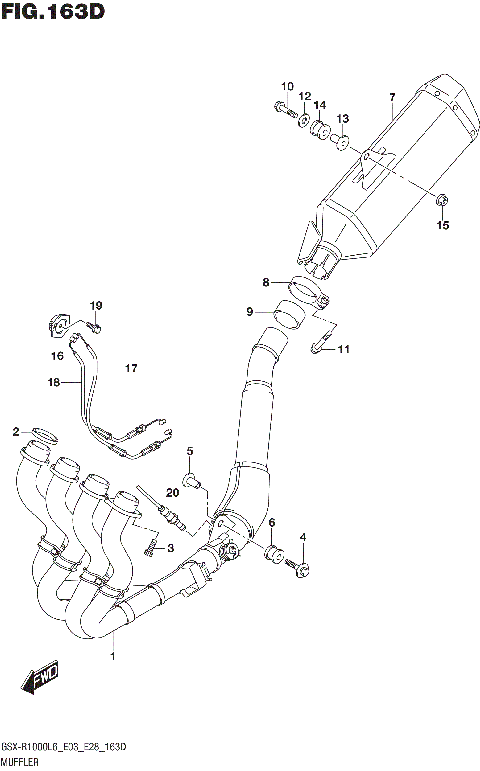 MUFFLER (GSX-R1000AL6 E28)