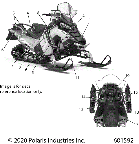BODY, DECAL - S21EEF6PSL/PEL (601592)