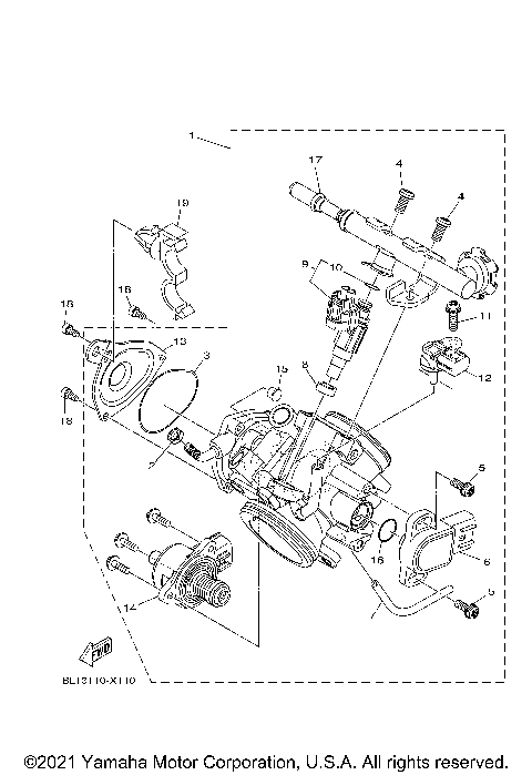 THROTTLE BODY ASSY 1