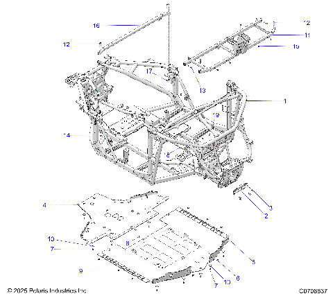 CHASSIS, MAIN FRAME AND SKID PLATES