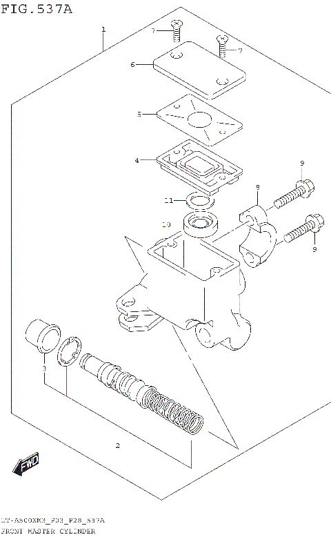 FRONT MASTER CYLINDER