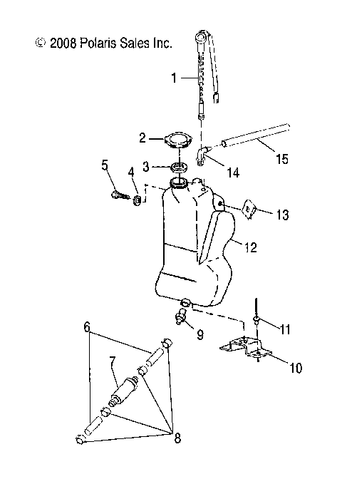 ENGINE, OIL TANK - S12SU4BEL (49SNOWOILTANK09WIDELX)