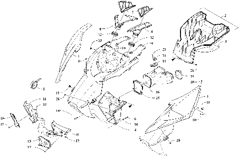 HOOD AND AIR INTAKE ASSEMBLY [109375]